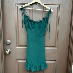 Goodnight Macaroon 'Waiola' Tied Straps Frilled Flowy Dress